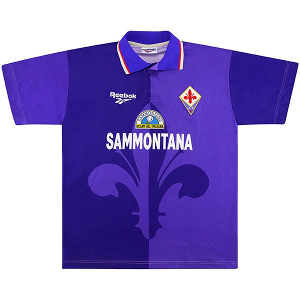 Thailande Maillot Football Fiorentina Domicile Retro 1995 1996 Purpura
